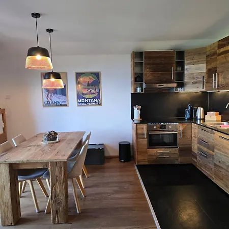 Appartamento Vieux Bois, Vue Alpes, Crans-montana *